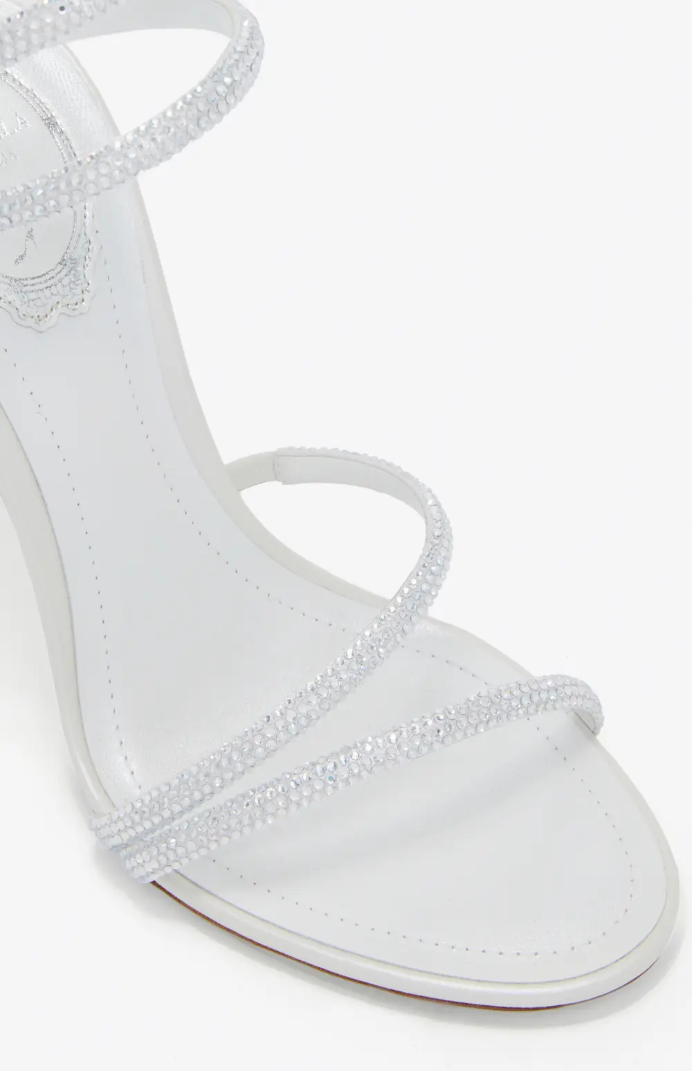 Rene Caovilla MARGOT SILVER SANDAL 105