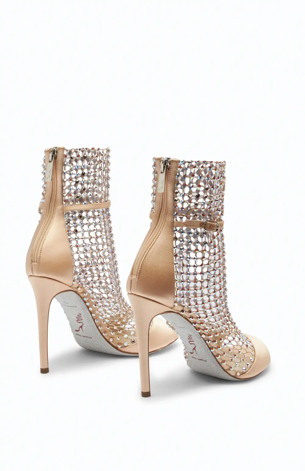 Rene Caovilla Galaxia Beige Sandal 105