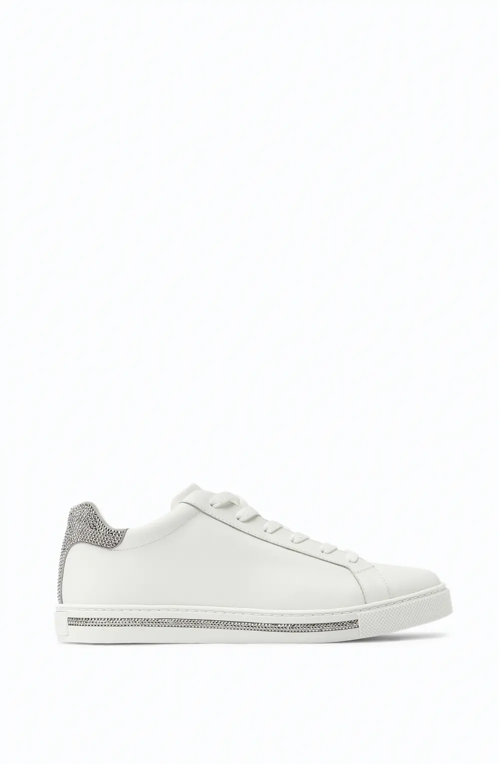 Rene Caovilla Xtra White And Silver Sneaker 15
