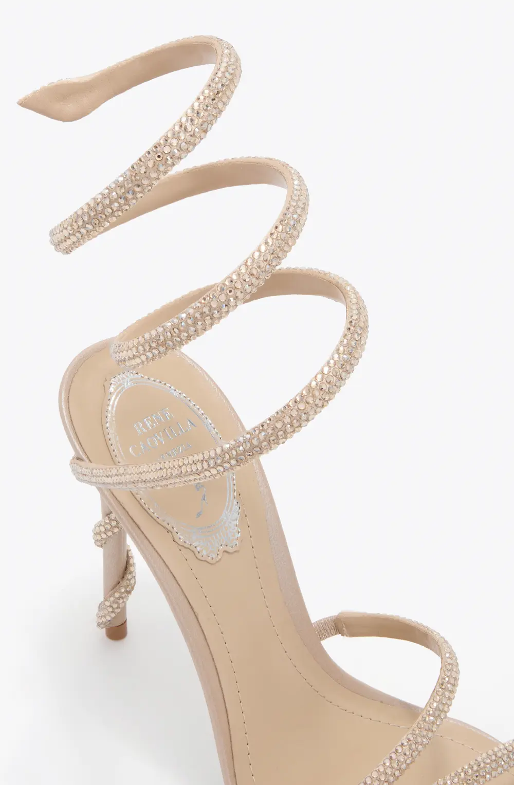 Rene Caovilla MARGOT NUDE SANDAL 105