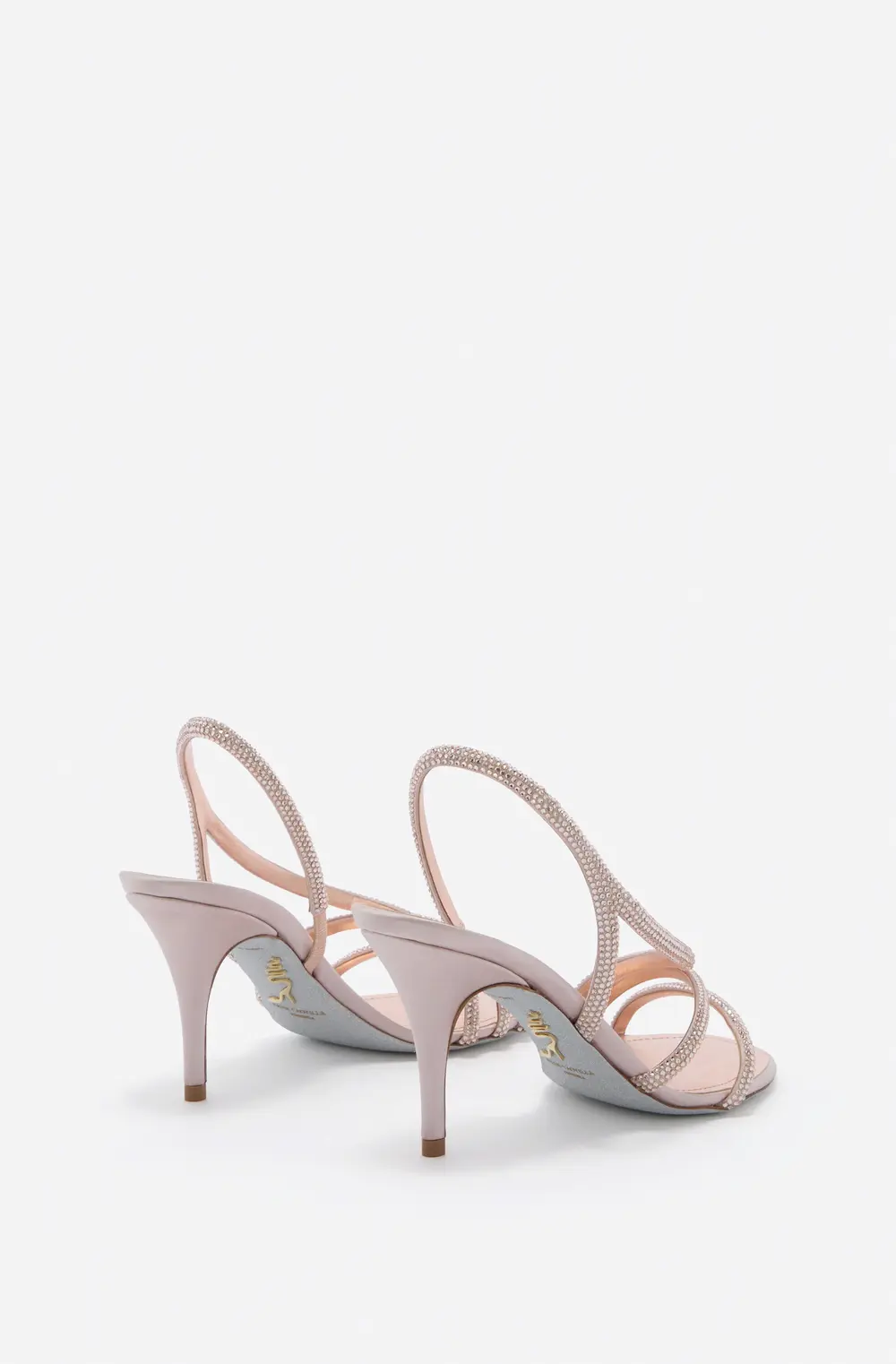 Rene Caovilla ERIN PEARL PINK SANDAL 80