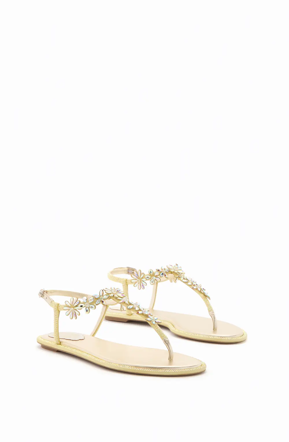 Rene Caovilla EVA YELLOW THONG SANDAL 10