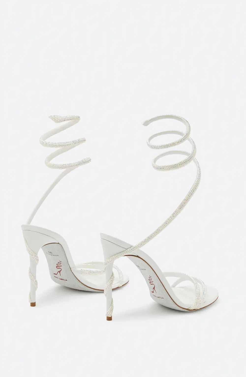 Rene Caovilla MARGOT SWAROVSKI WHITE SANDAL JEWEL