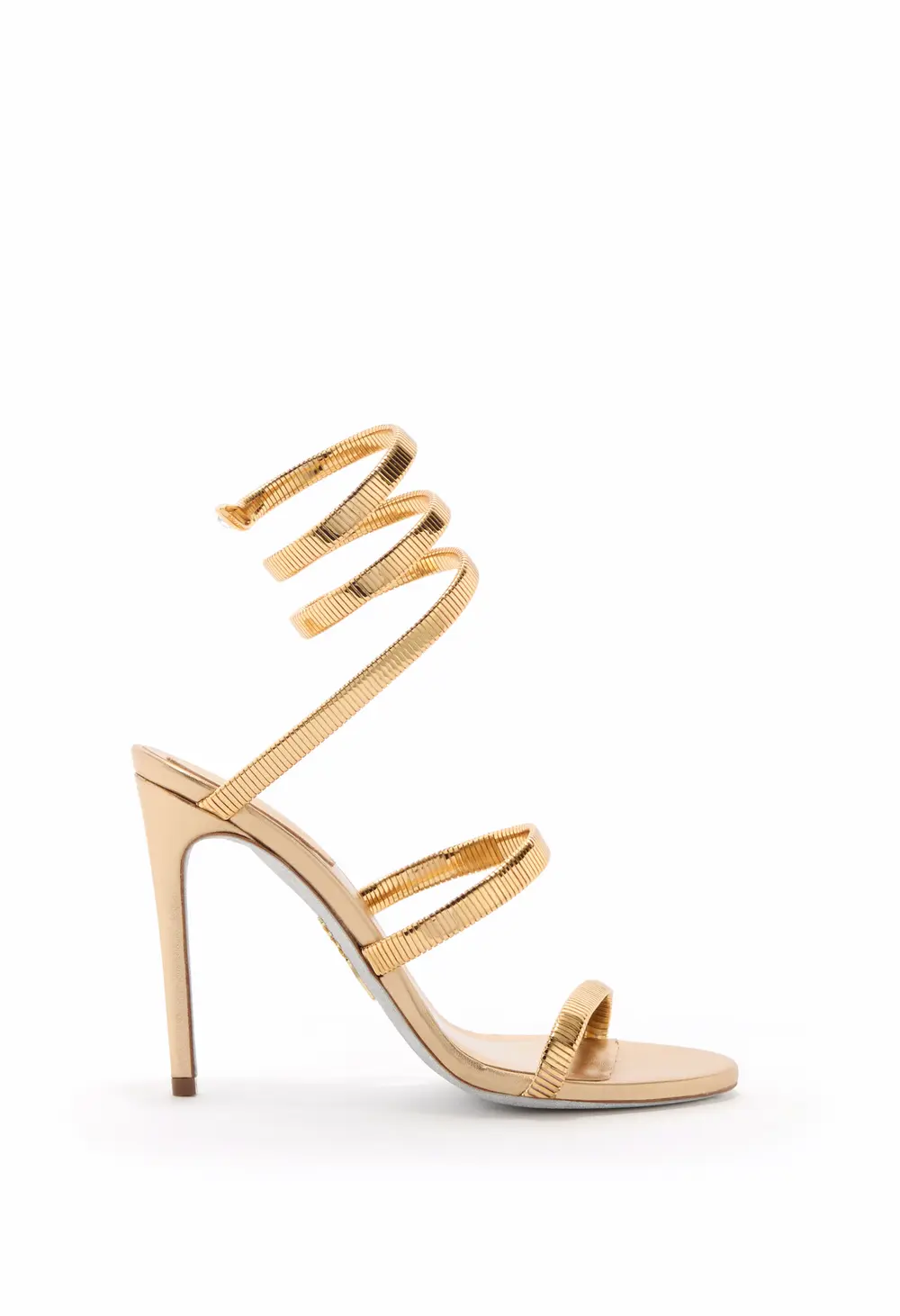 Rene Caovilla JUNIPER METAL GOLD SANDAL 105