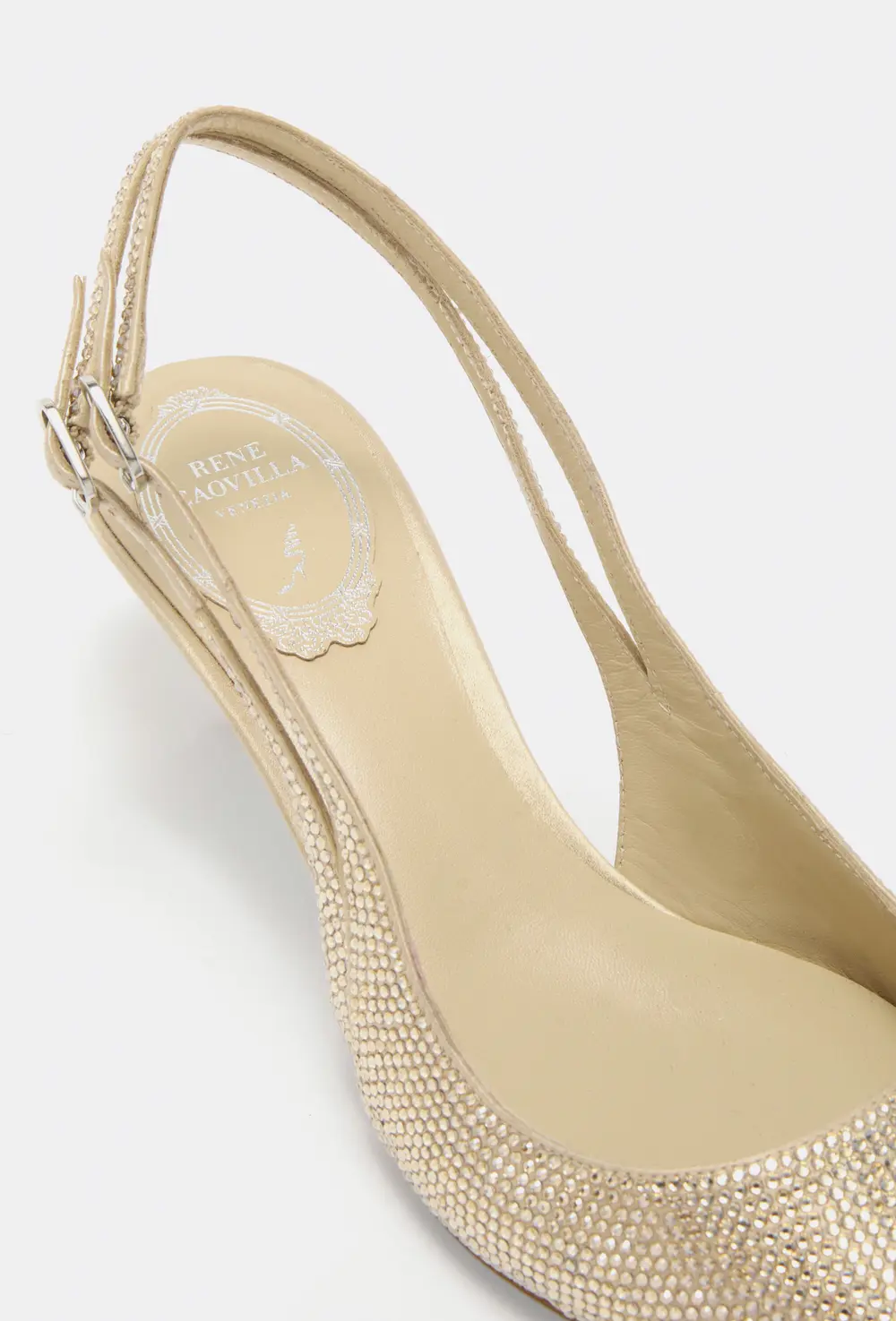 Rene Caovilla OLIVIA GOLD SLINGBACK 50
