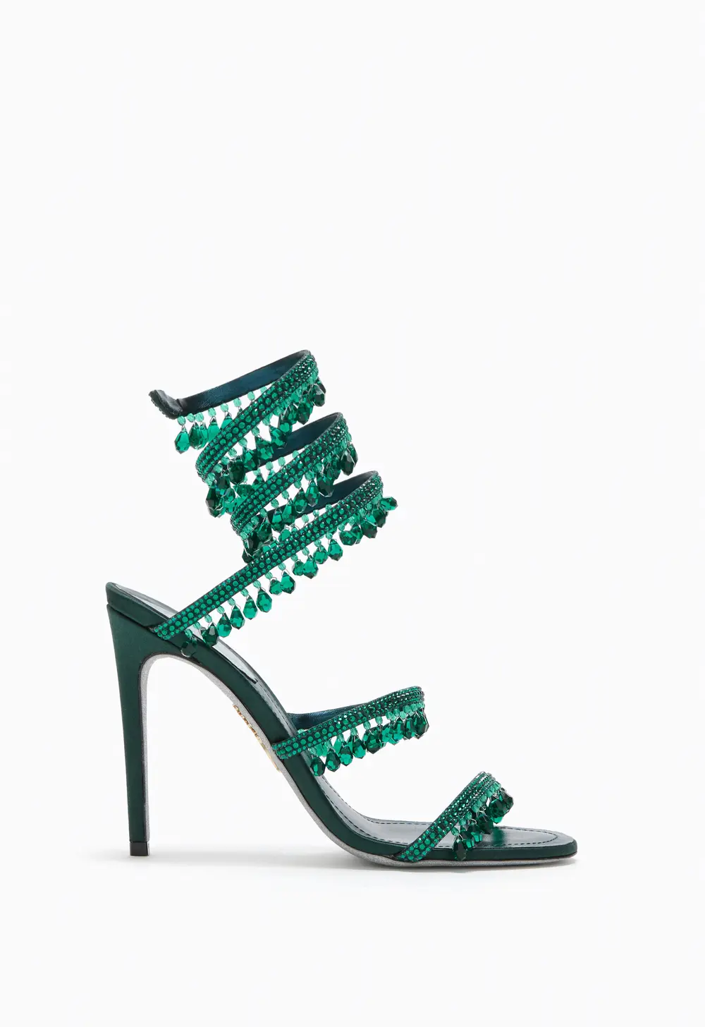 Rene Caovilla CHANDELIER EMERALD GREEN SANDAL 105