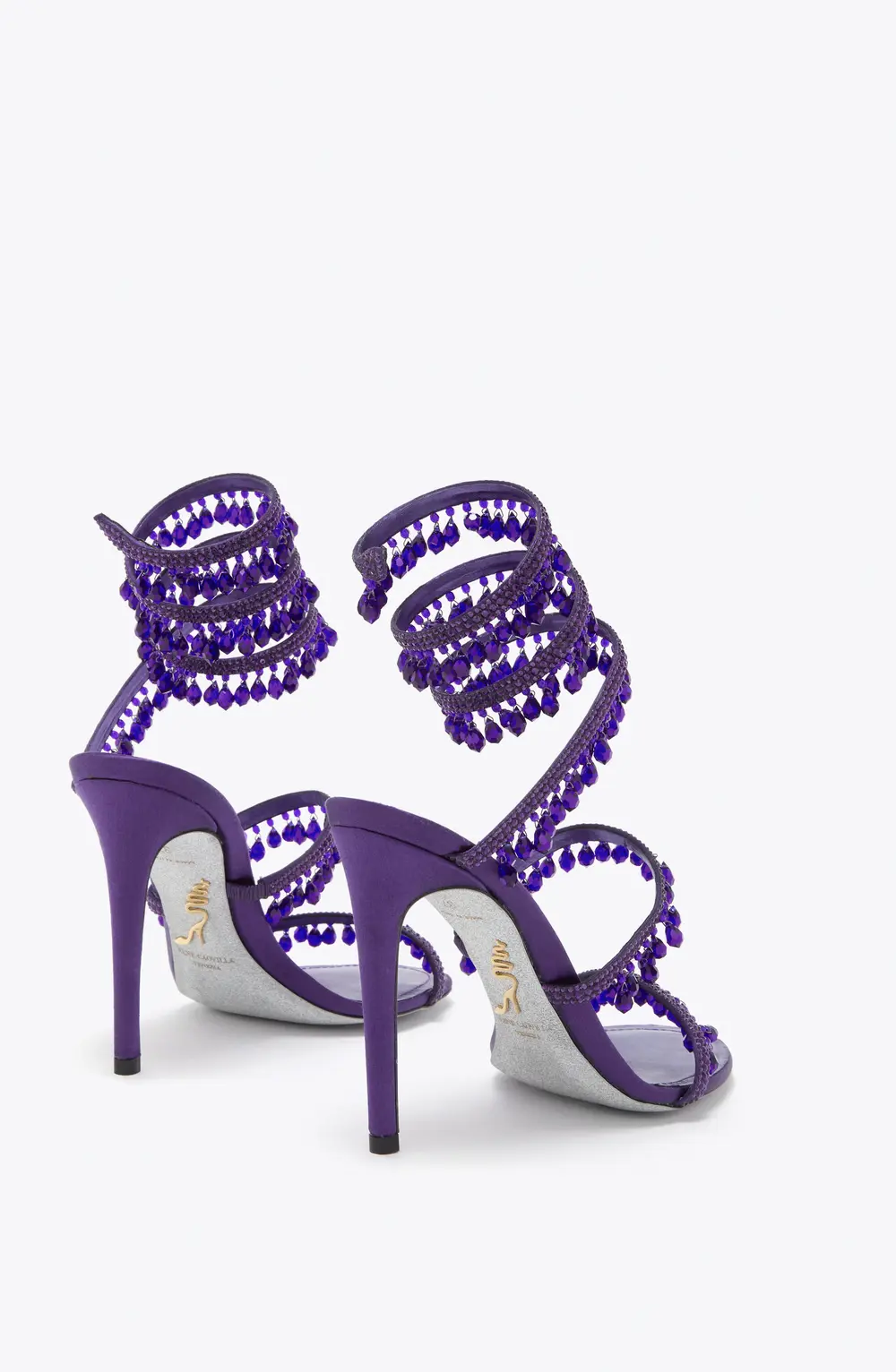Rene Caovilla CHANDELIER PURPLE SANDAL 105