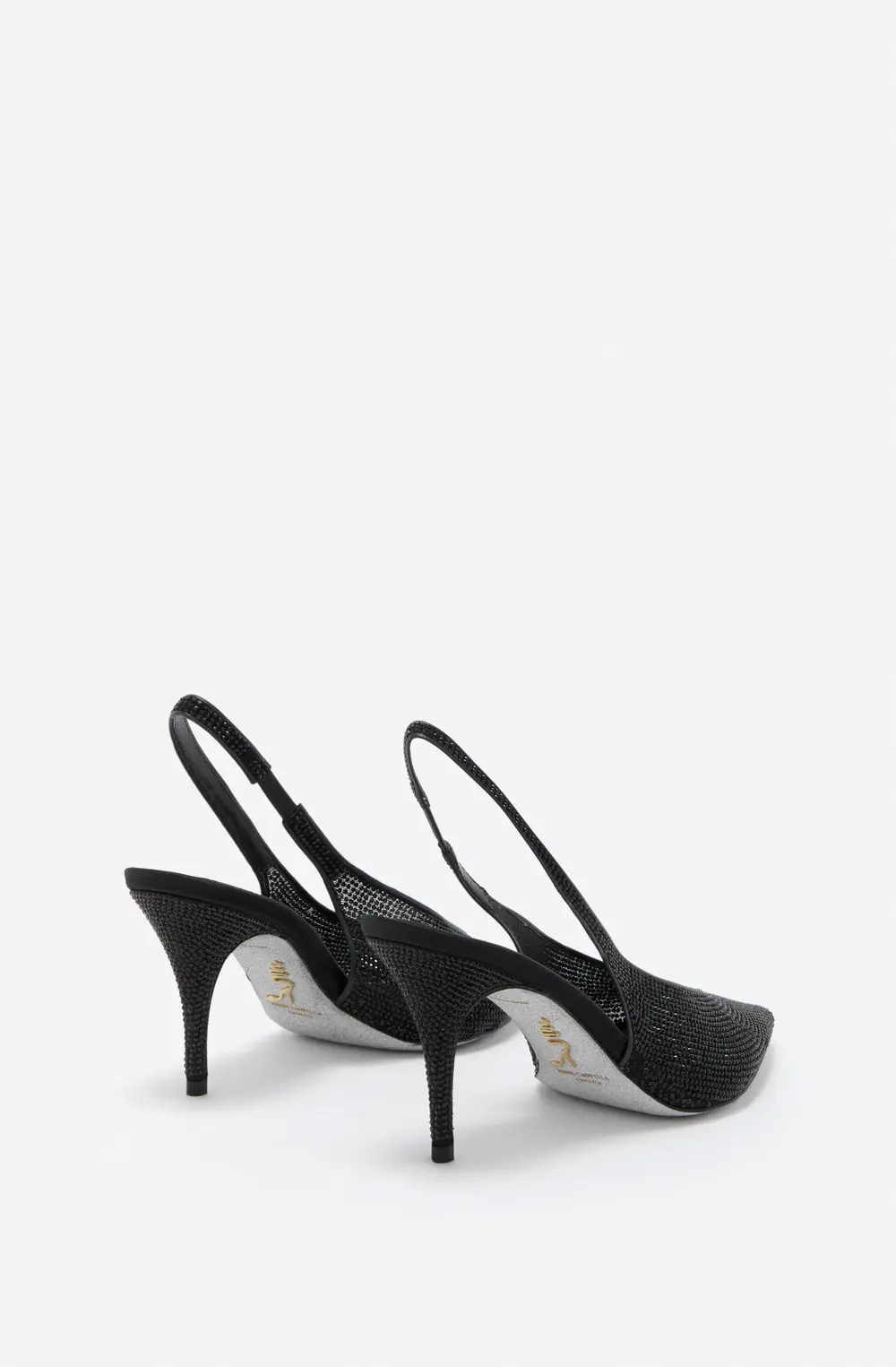 Rene Caovilla JINNY BLACK SLINGBACK 80