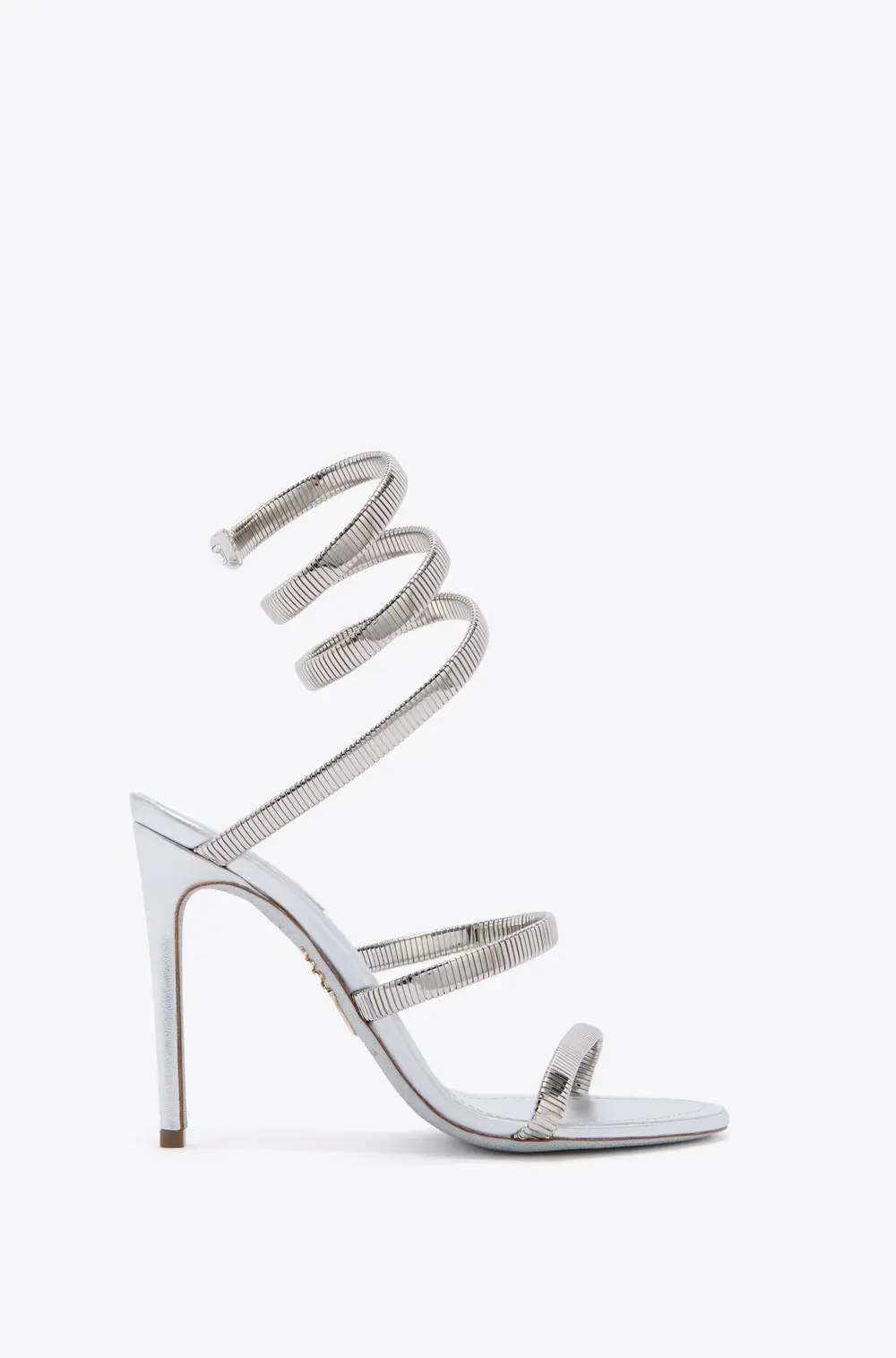 Rene Caovilla JUNIPER SILVER SANDAL 105