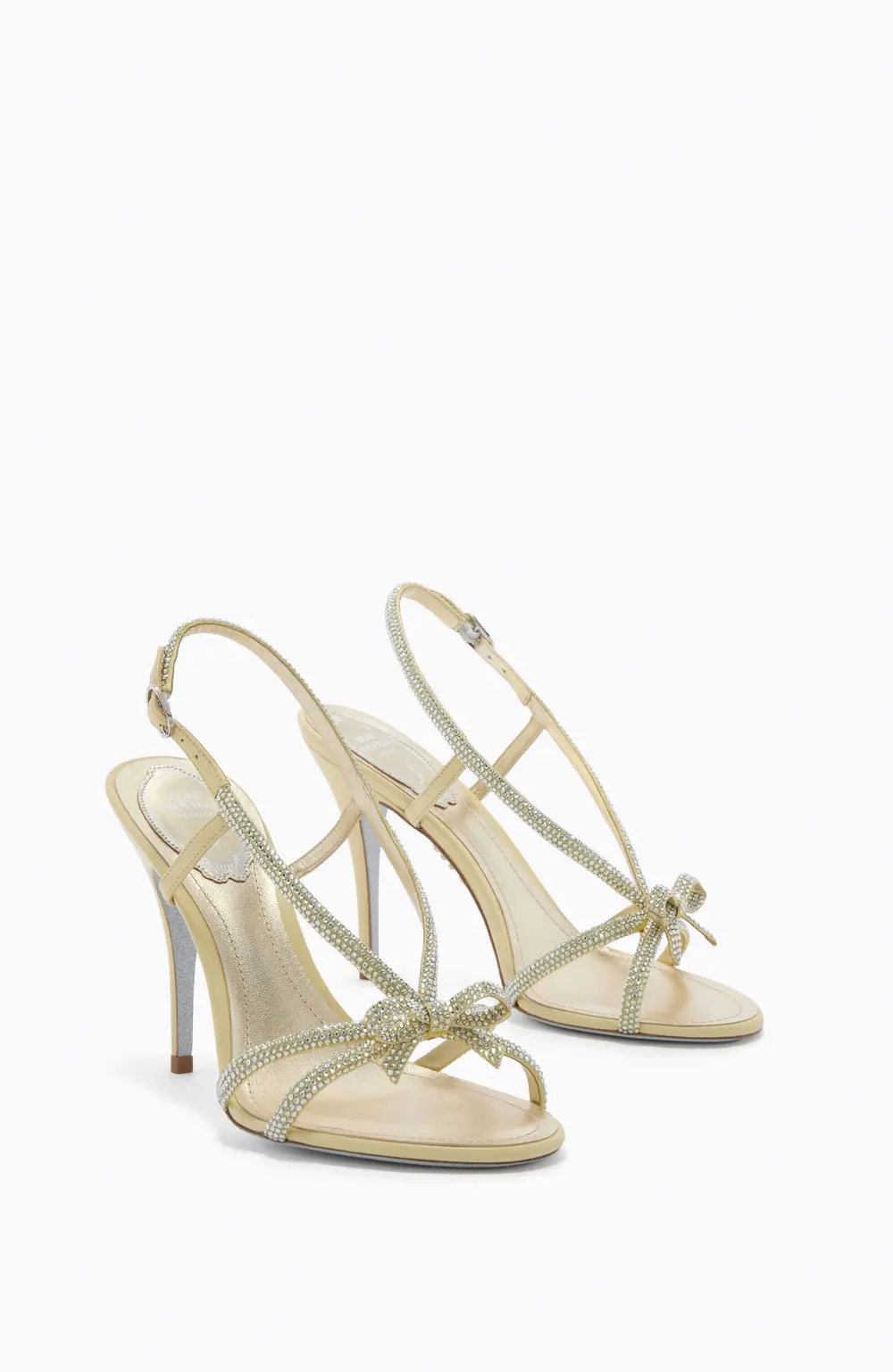 Rene Caovilla LYNETTE BUTTER YELLOW SANDAL 100