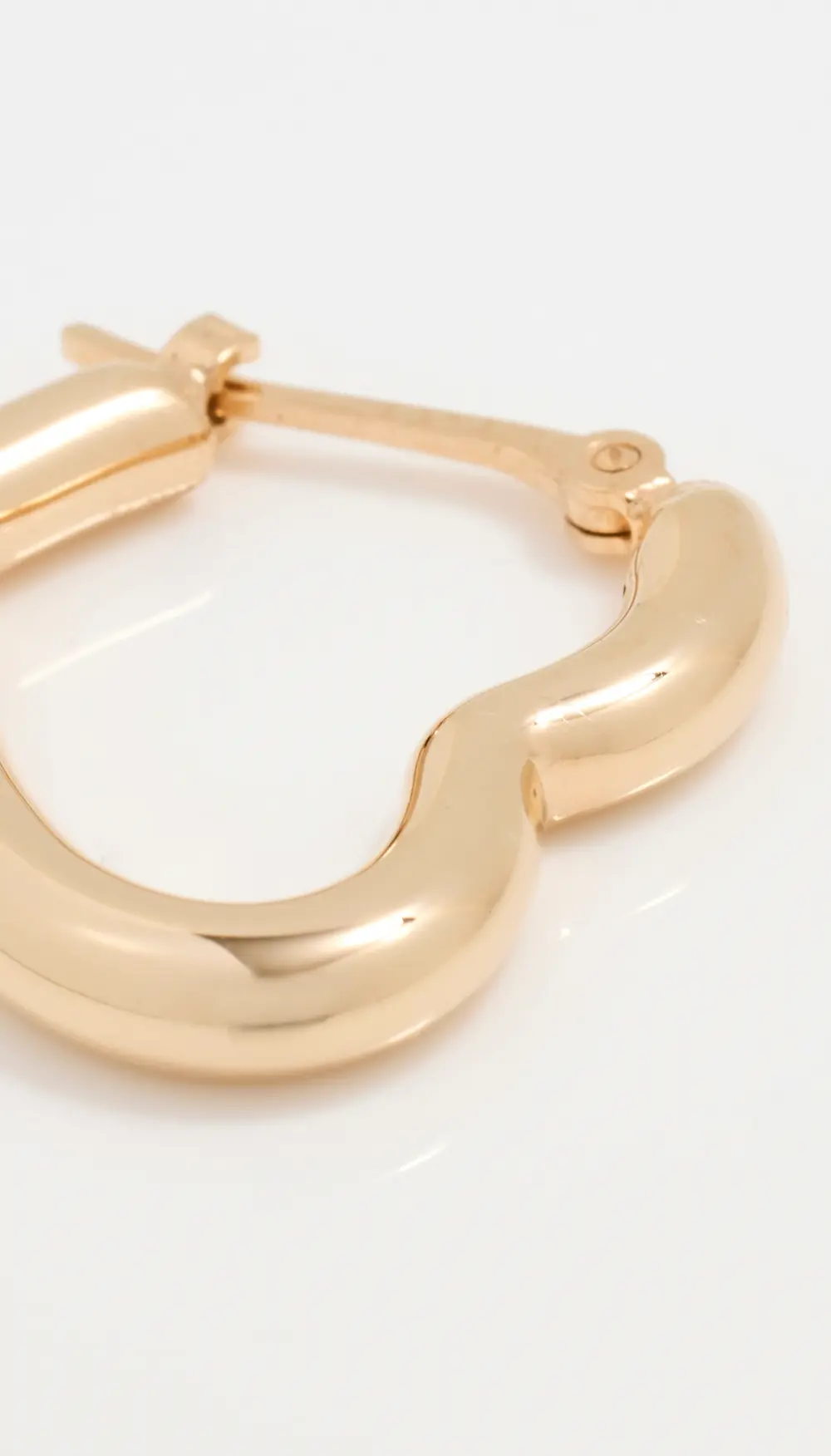 Ariel Gordon Jewelry 14k Junior Heart Helium Hoops