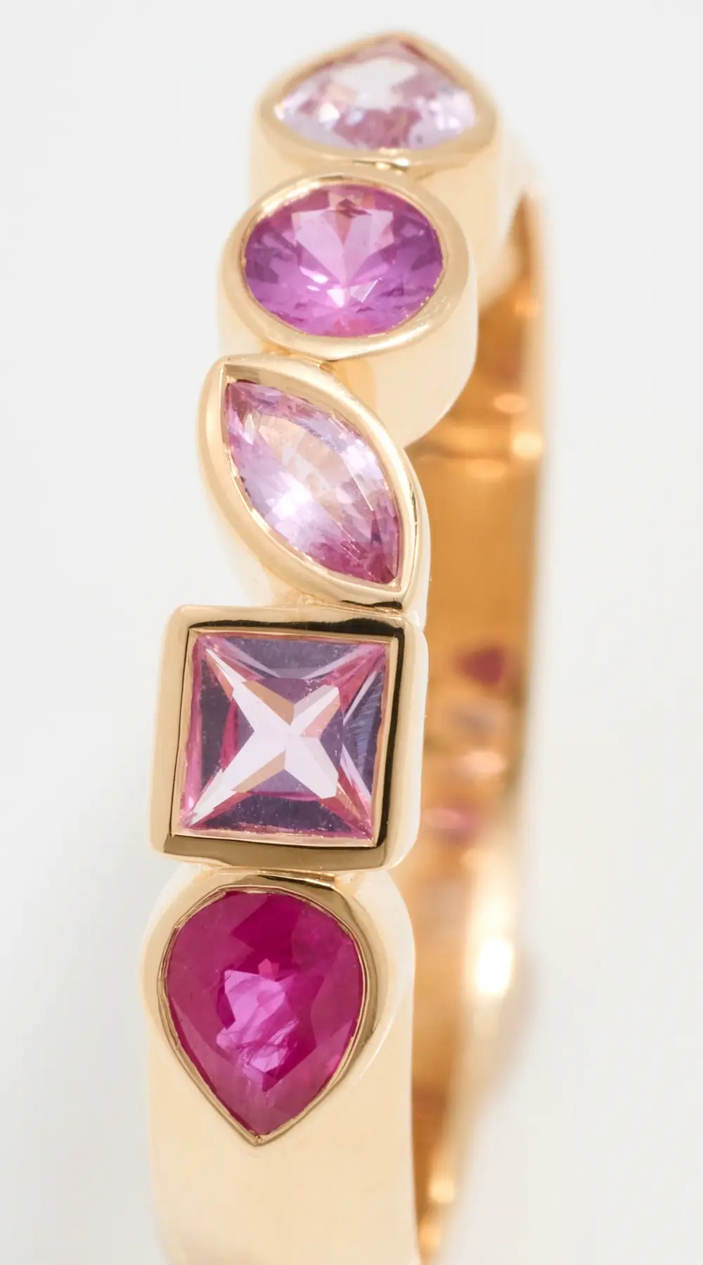 Sorellina 18k Multi Shape Bezel Band