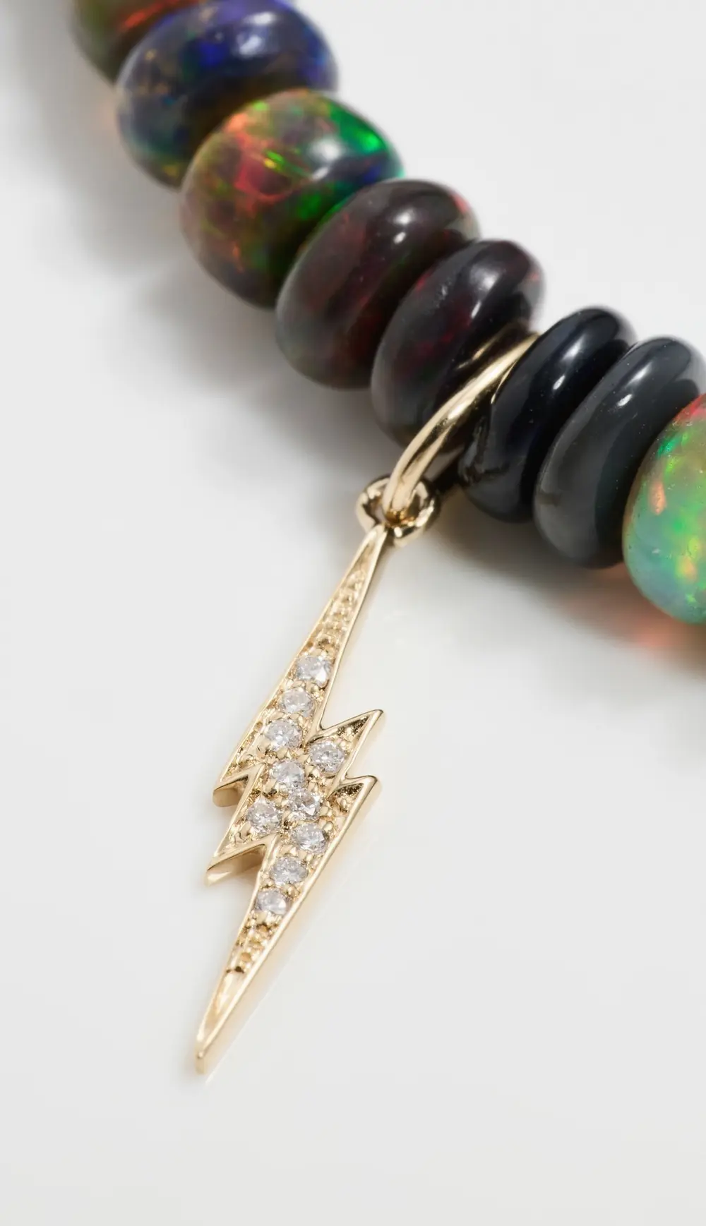 Sydney Evan 14k Small Lightning Bolt Charm Bracelet