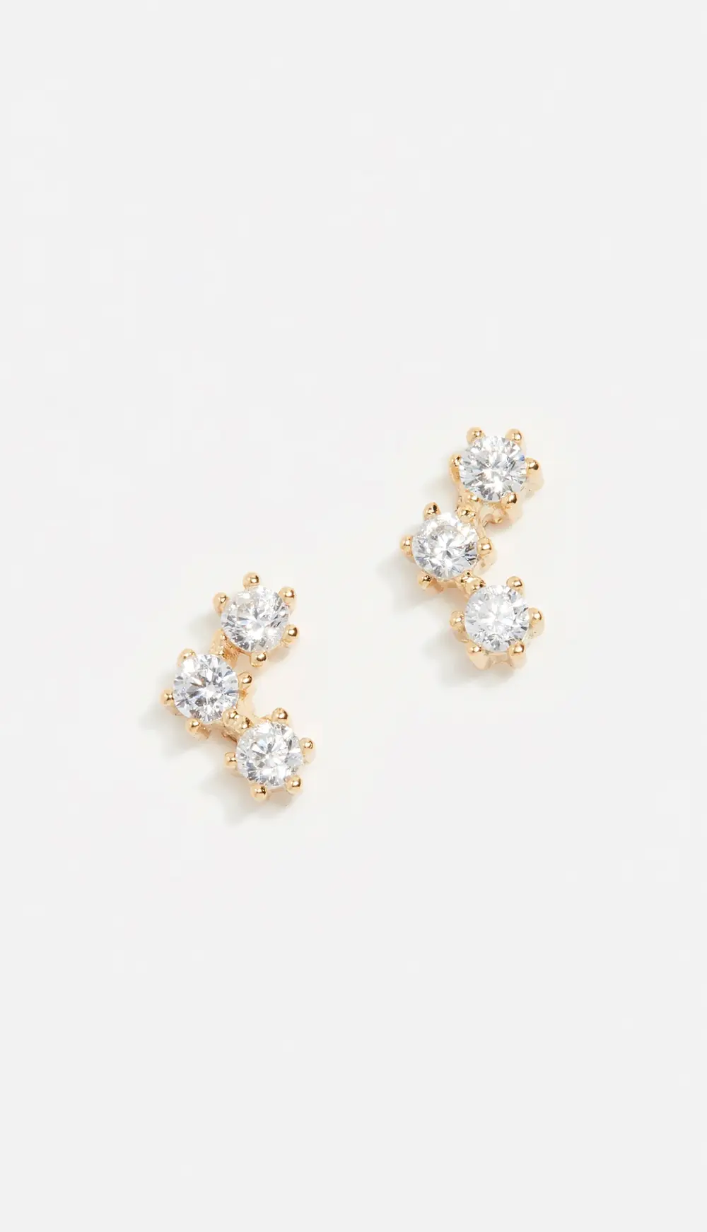 SHASHI Trinity Stud Earrings