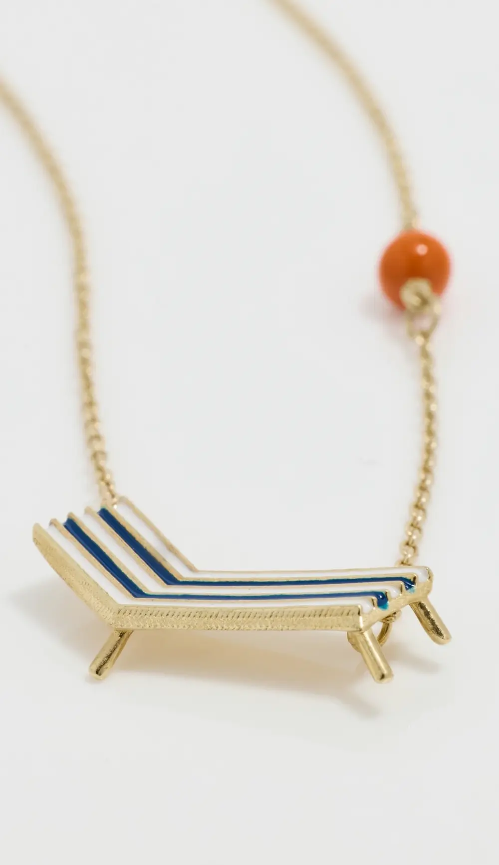 ALIITA Beach Chair Enamel Necklace