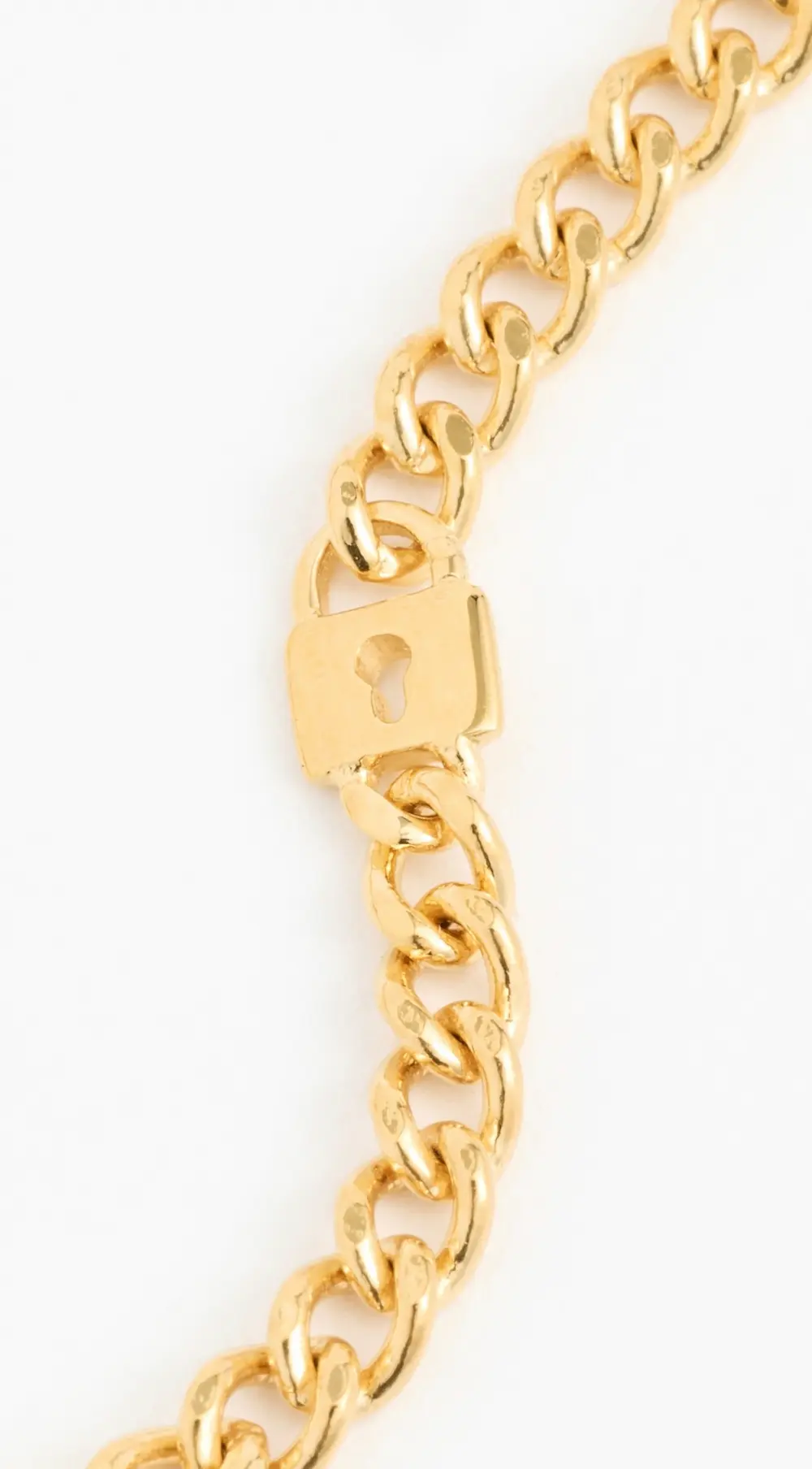 Gwen Beloti Locked in Gold Link Bracelet