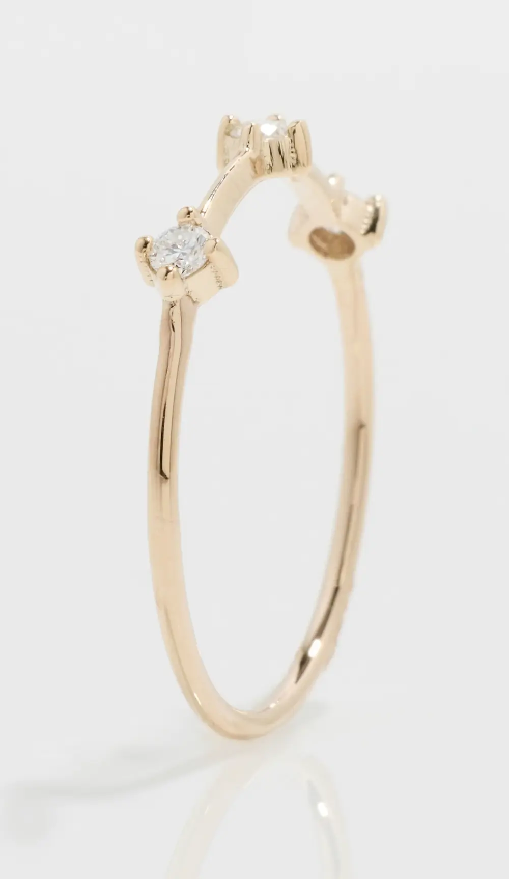 Zoe Chicco 14k Gold Diamond Dash Ring