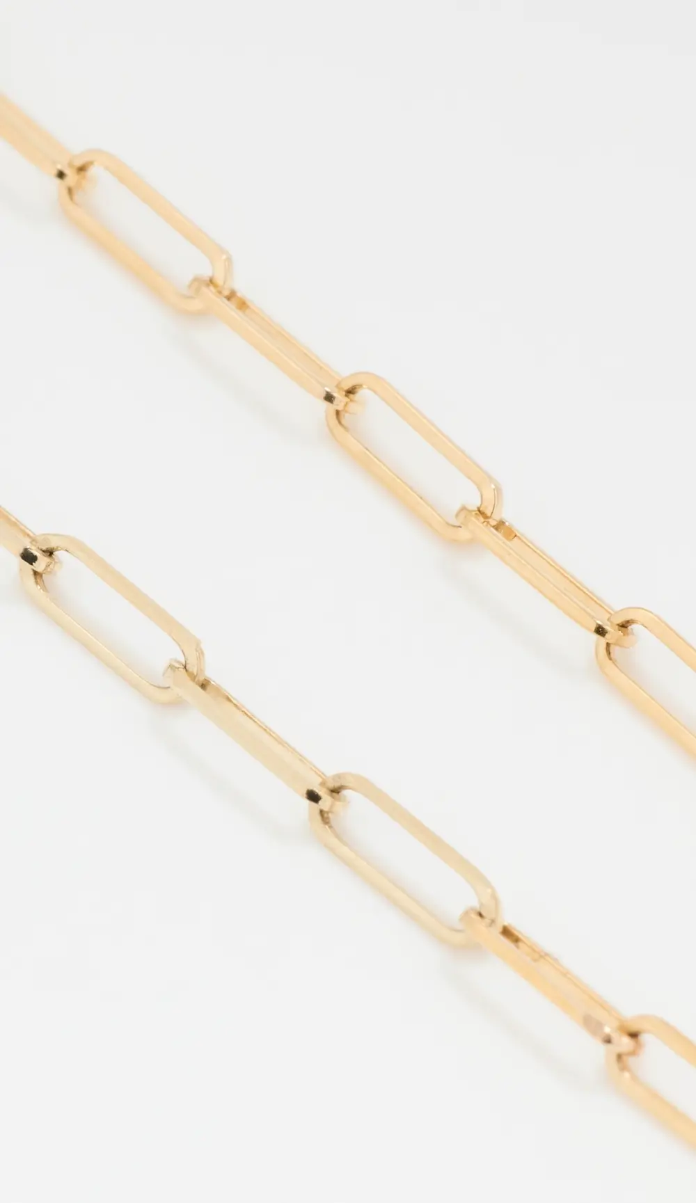 Zoe Chicco 14k Small Paperclip Chain Bracelet