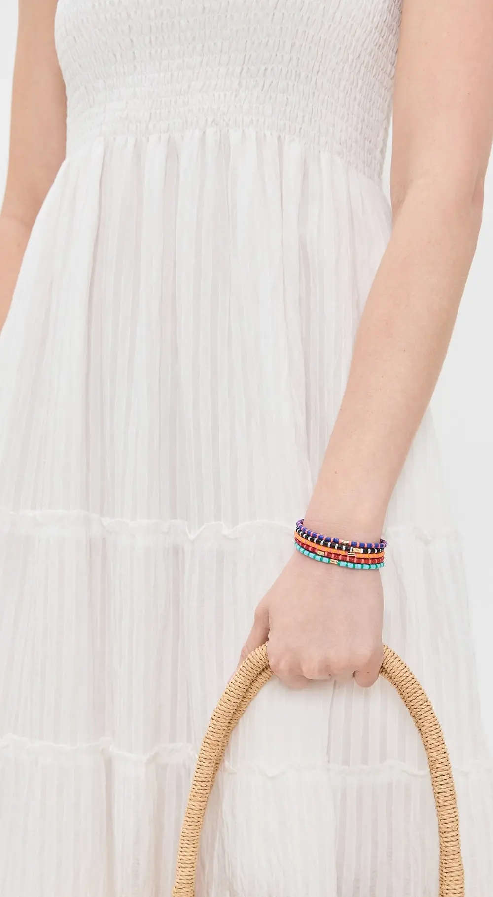 Elsie Frieda Heishi Bead Bracelet Set