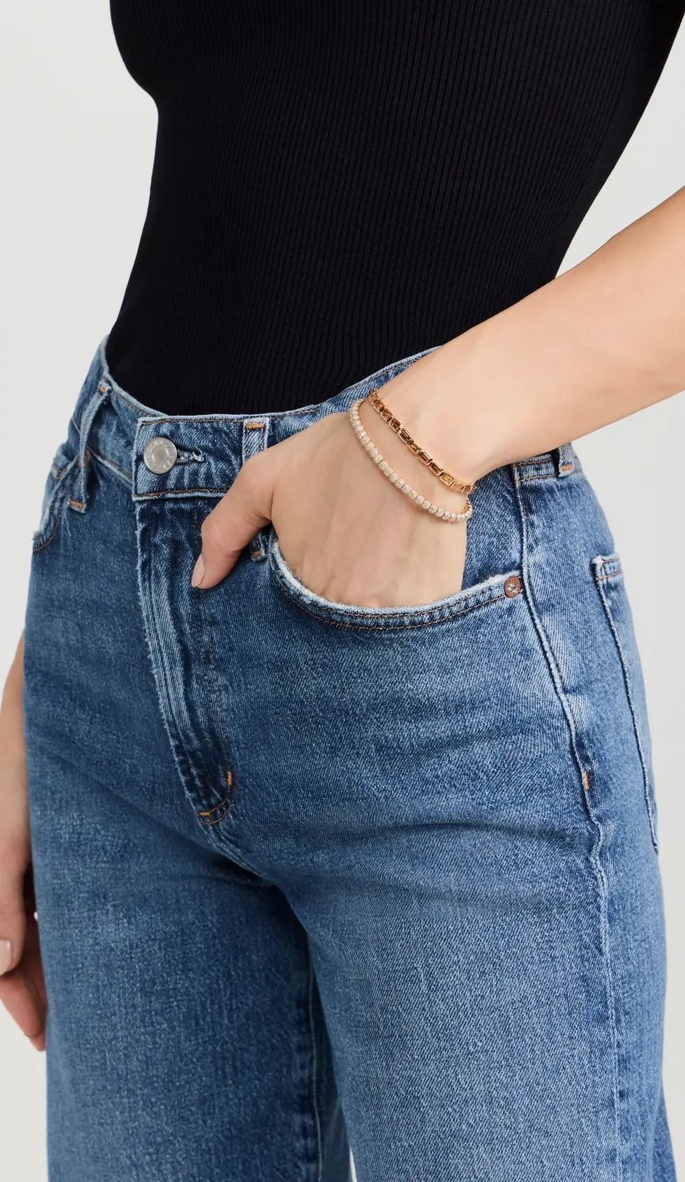 SHAY 18k Citrine and Yellow Sapphire East West Bracelet