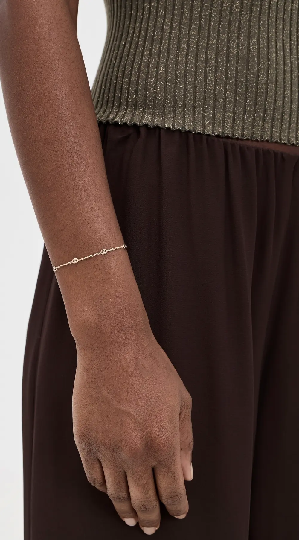 Zoe Chicco 14k Gold Mariner Box Chain Bracelet