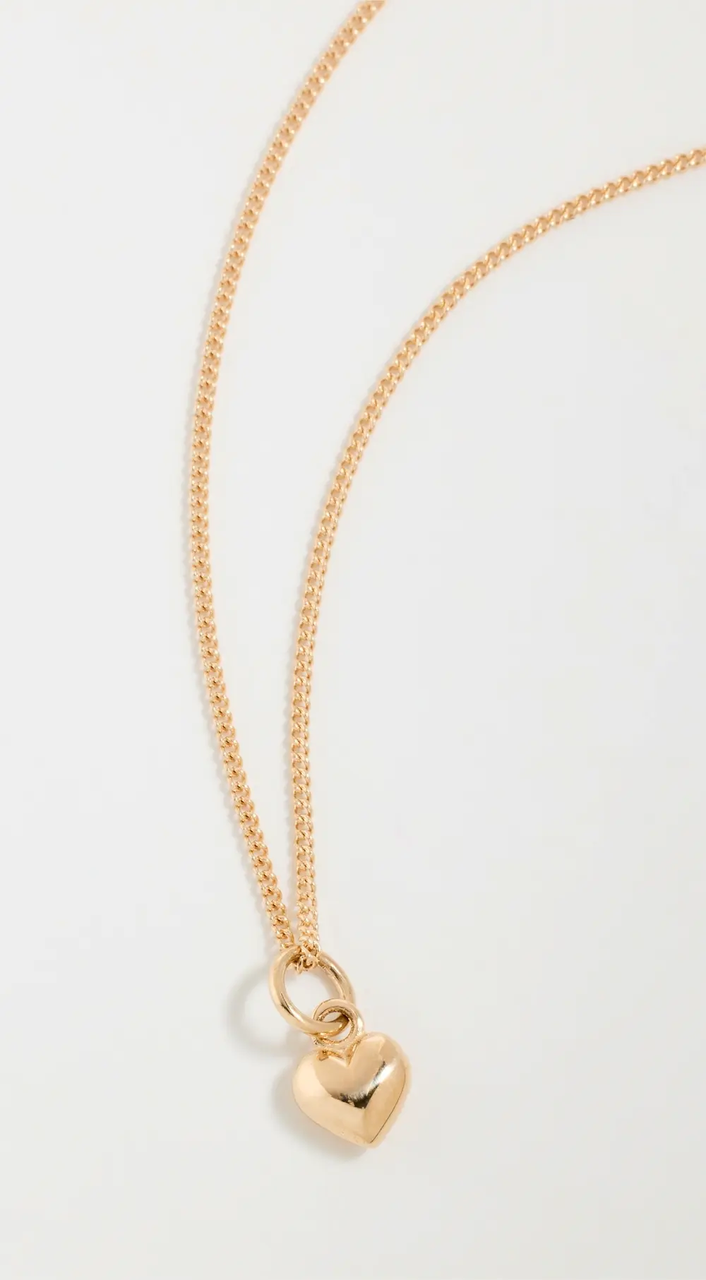 Ariel Gordon Jewelry Petite Puffed Heart Charm Necklace