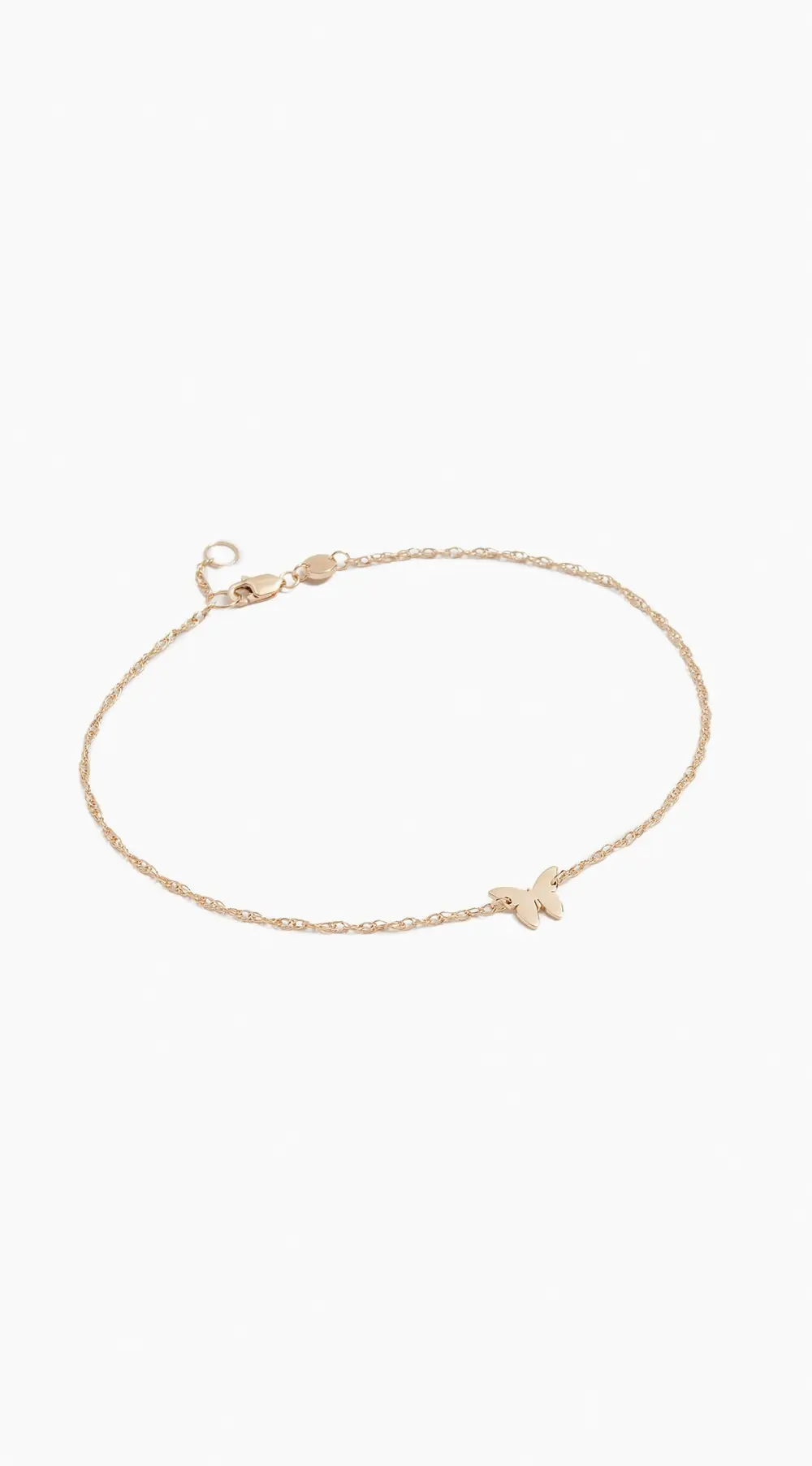 Jennifer Zeuner Jewelry Butterfly Anklet