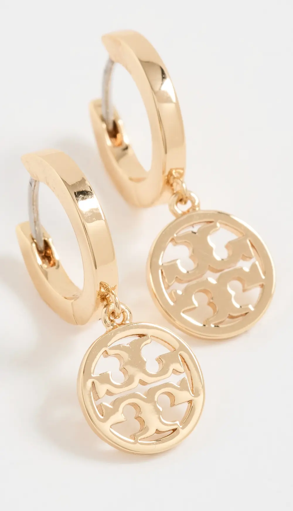 Tory Burch Icon Huggie Hoop Earrings