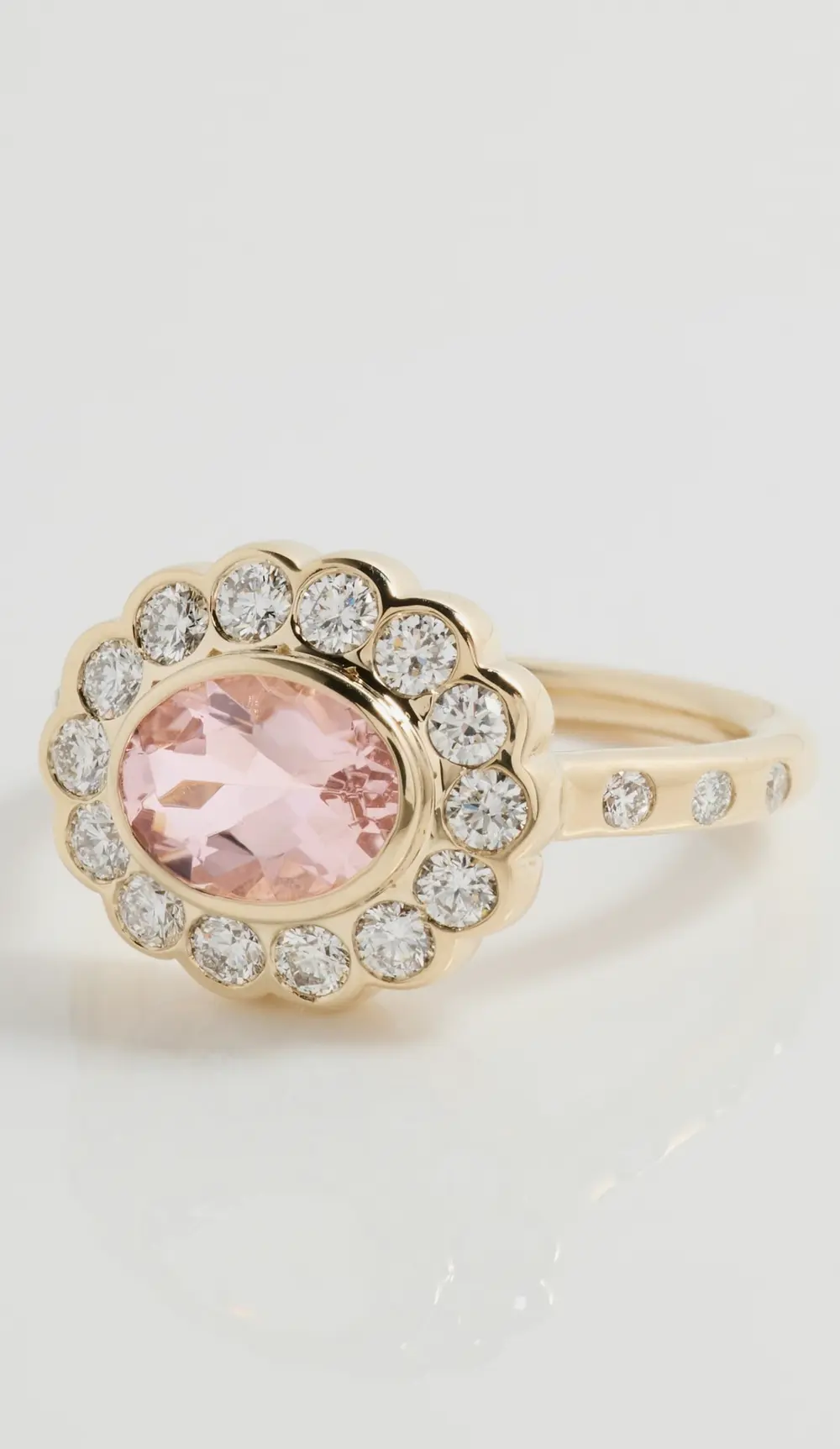 Marlo Laz 14k Lexie Ring 10k Morganite