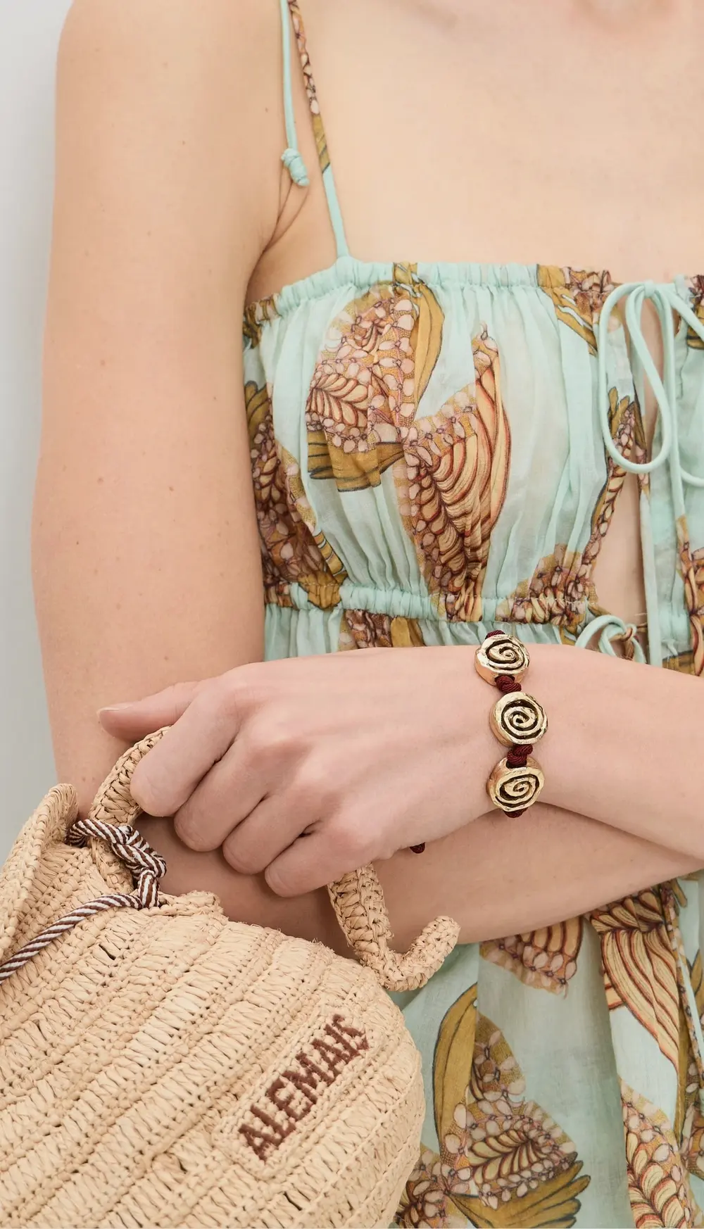 ALÉMAIS Le Jardin Spiral Cord Bracelet