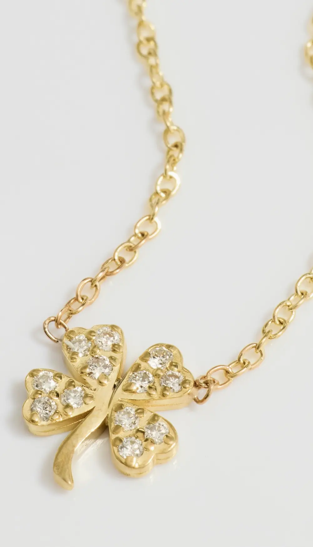 Jennifer Meyer Jewelry Mini Clover Necklace