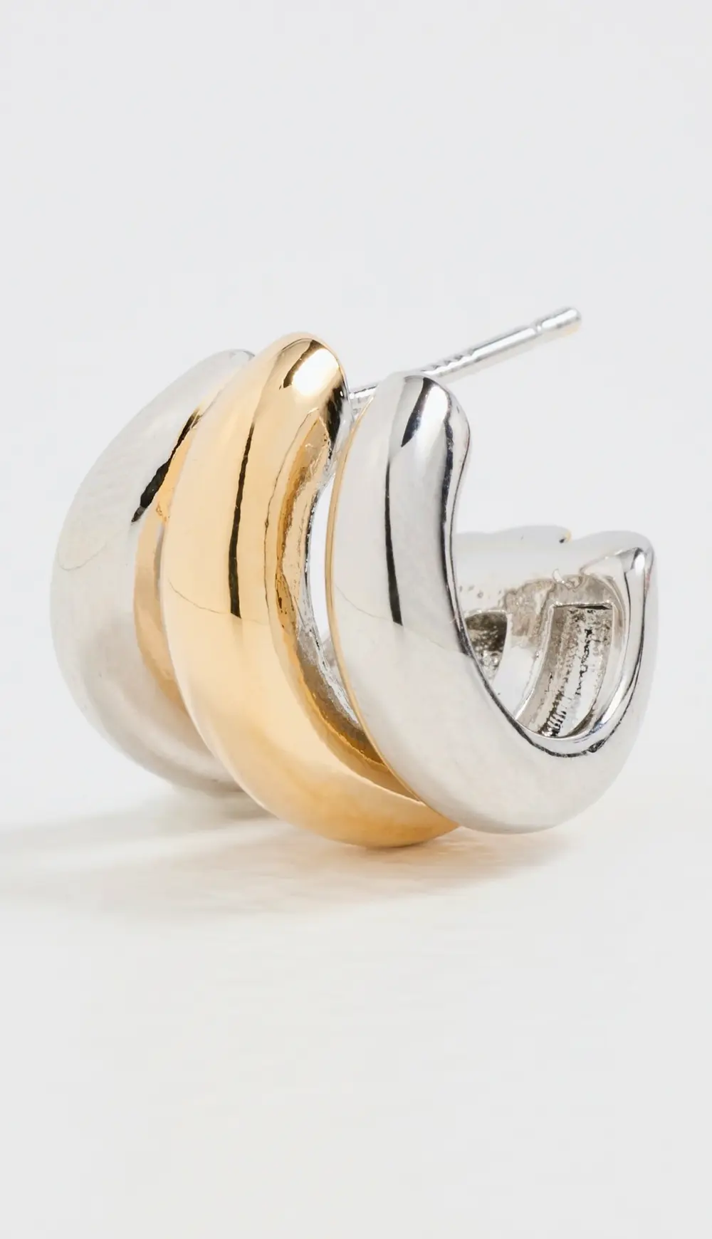 SHASHI Triple Two Toned Hoops