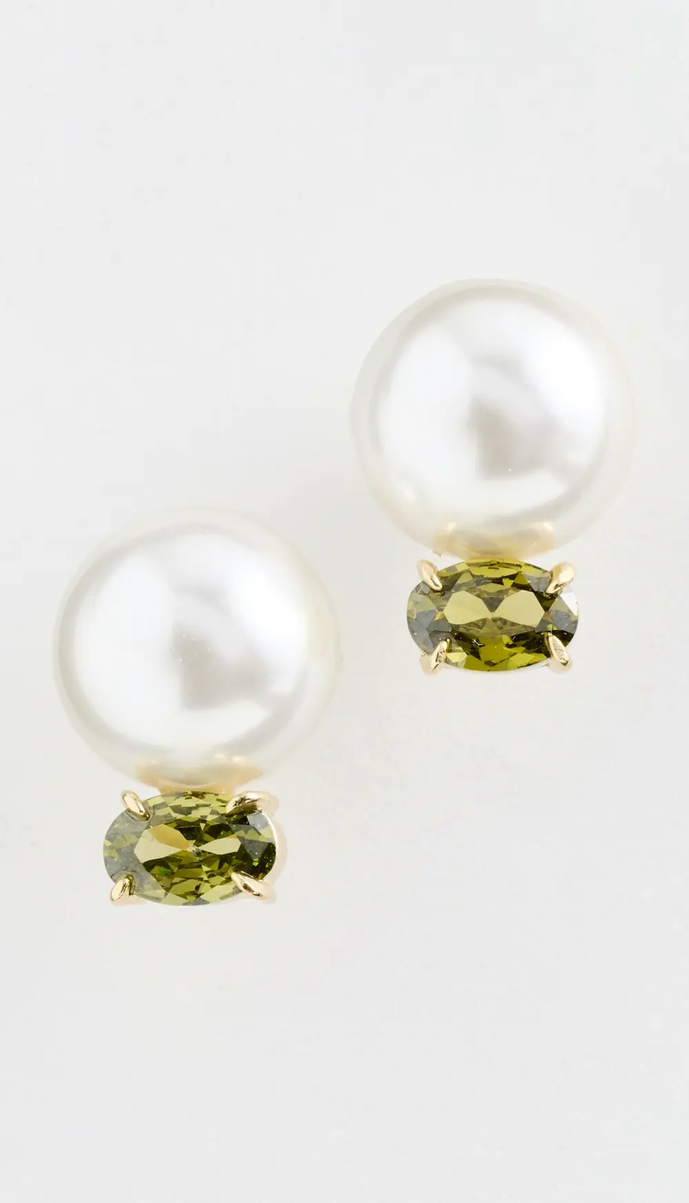 SHASHI Perle Pridot Earrings