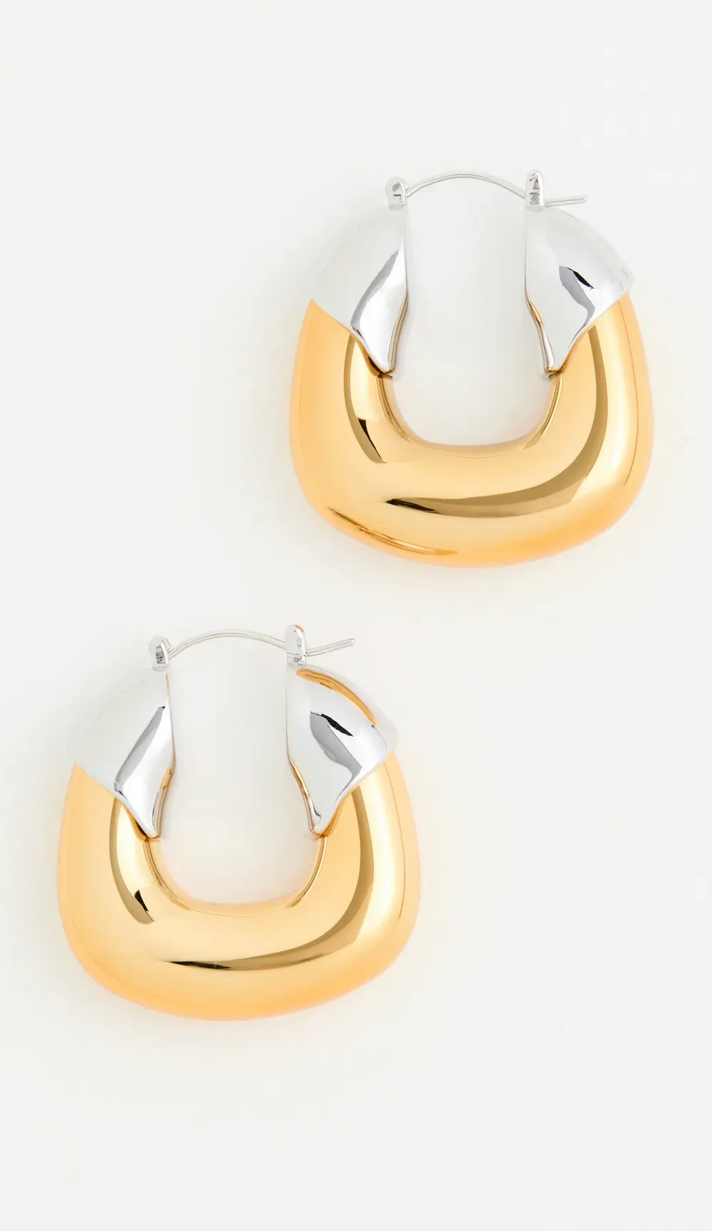 Lizzie Fortunato Hoops In Mixed Metal