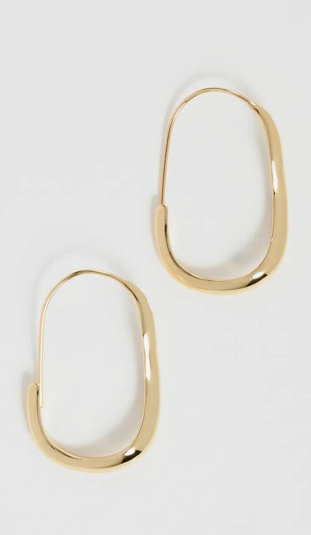 SHASHI Mia Wave Hoop Earrings
