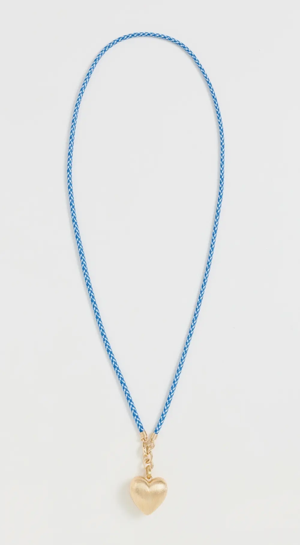 Roxanne Assoulin Long Happy Cord Heart Necklace