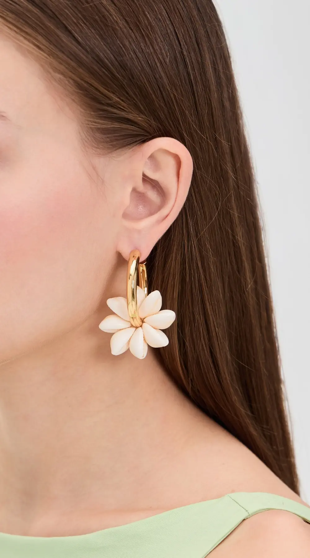 Logan Tay Shell Hoops