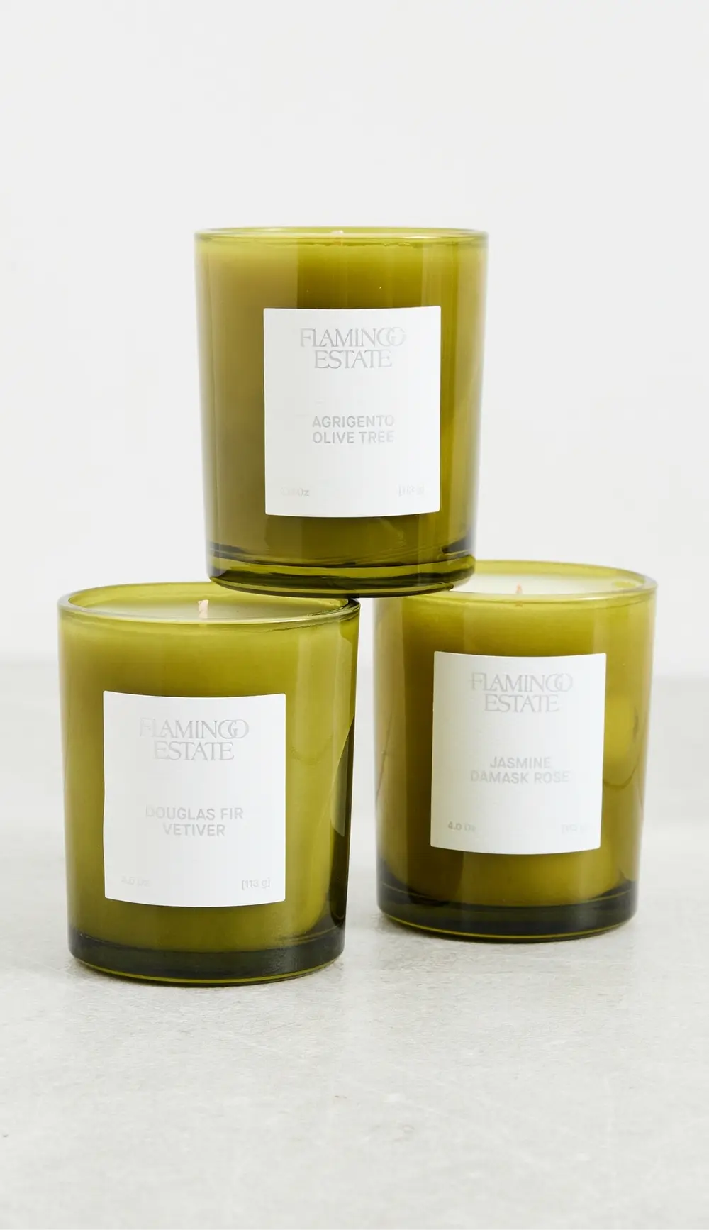 Flamingo Estate Mini Three Sisters Candle Set