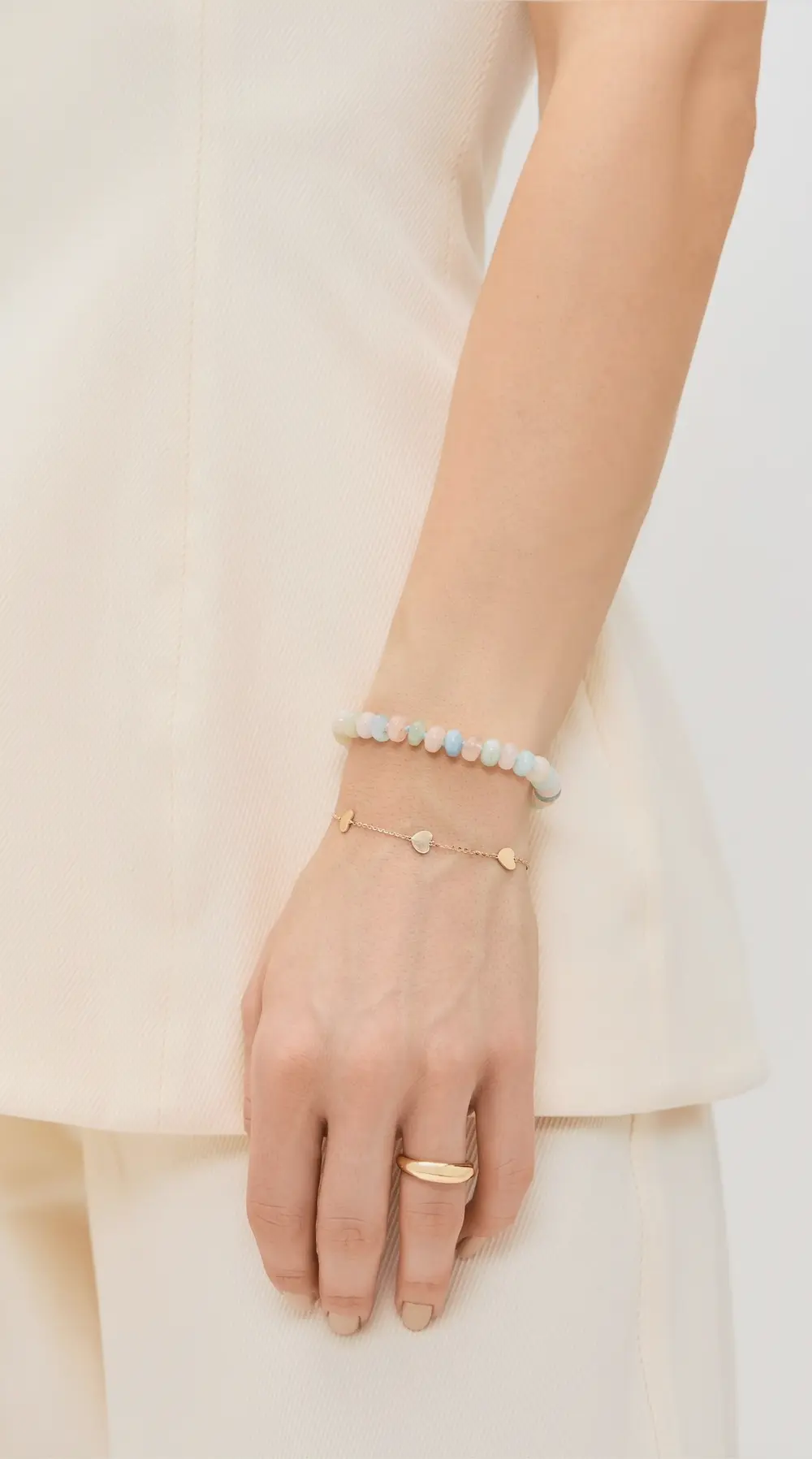 JIA JIA 14k Morganite Crystal Bracelet
