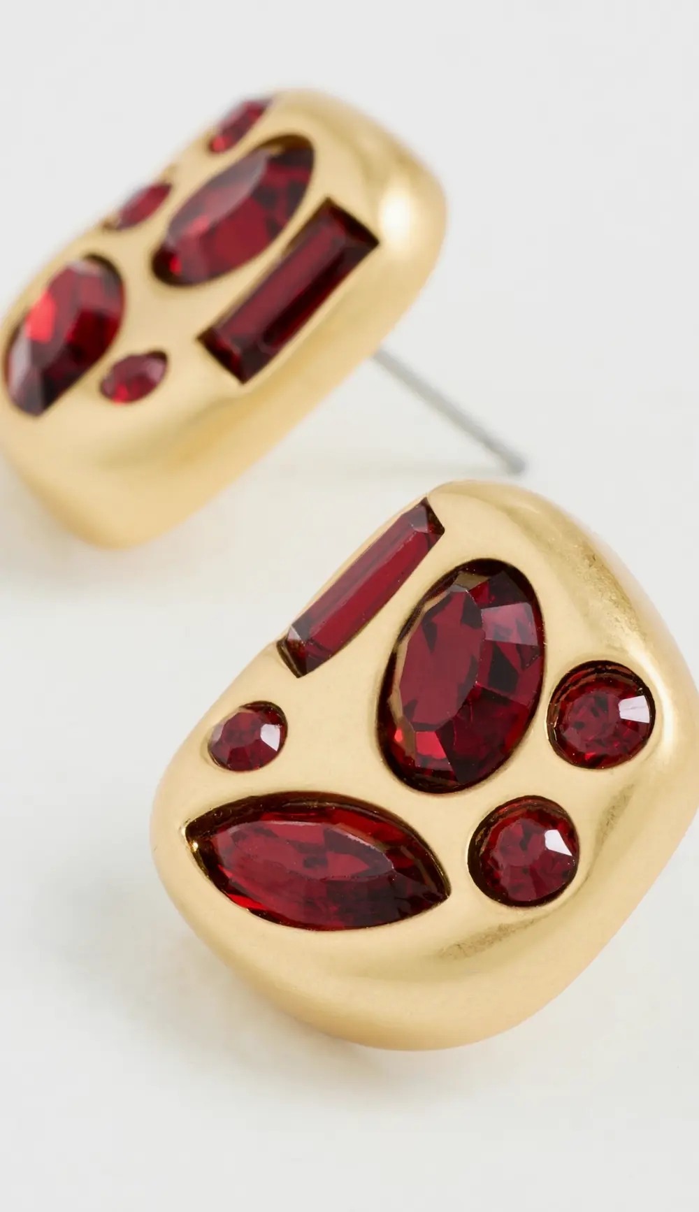 Lele Sadoughi Molten Button Earrings