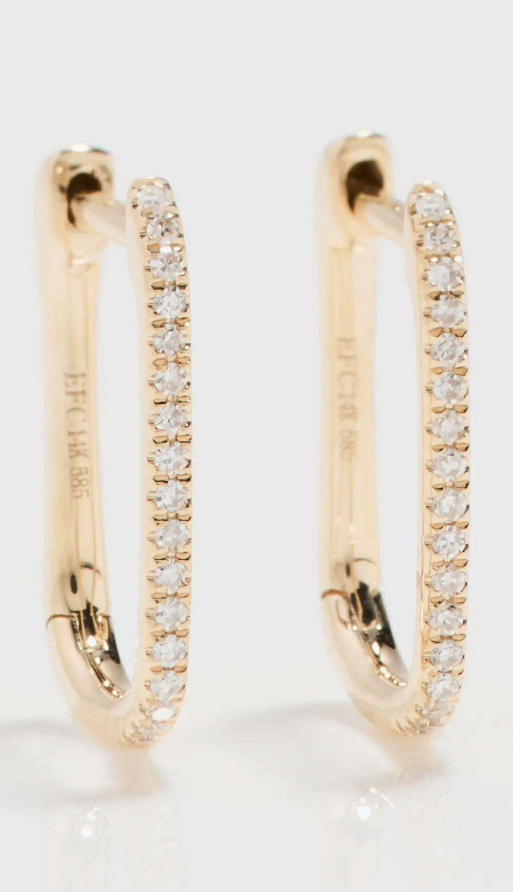 EF Collection 14k Diamond Lola Hoops
