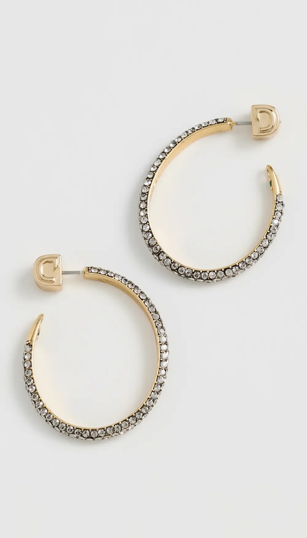 DEMARSON Calypso Pave Mini Earrings