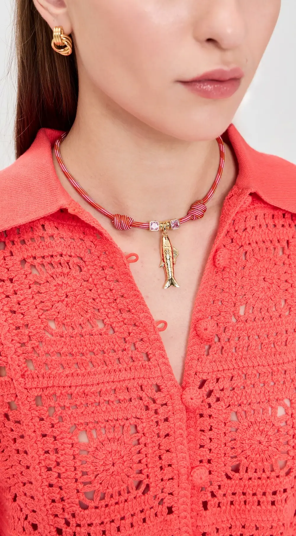 Martha Calvo Largo Fish Necklace