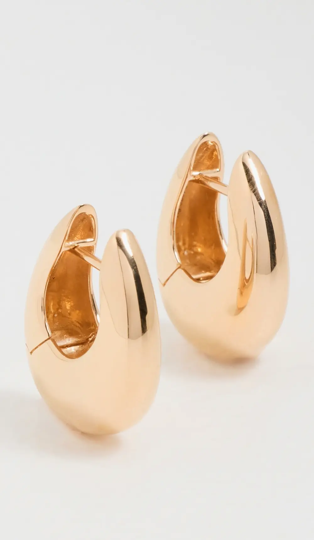 Annika Inez Small Sloping Hinge Hoops