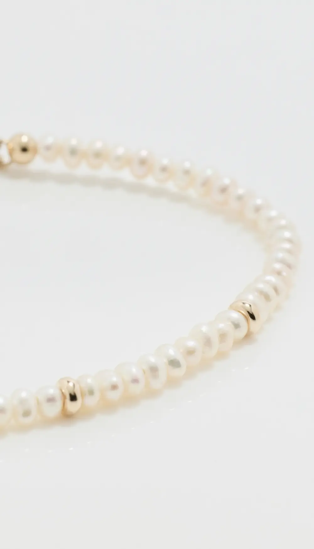 EF Collection 14k Pearl Birthstone Bead Bracelet