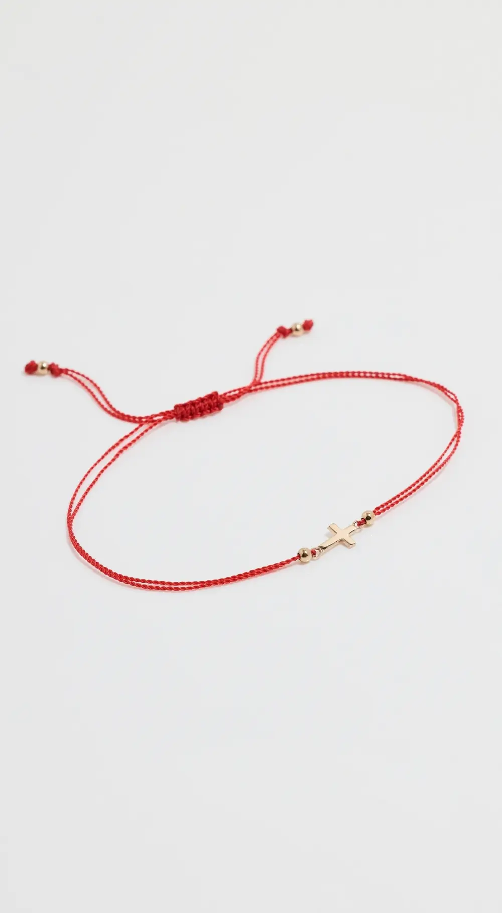Zoe Chicco 14k Midi Bitty Cross Cord Bracelet