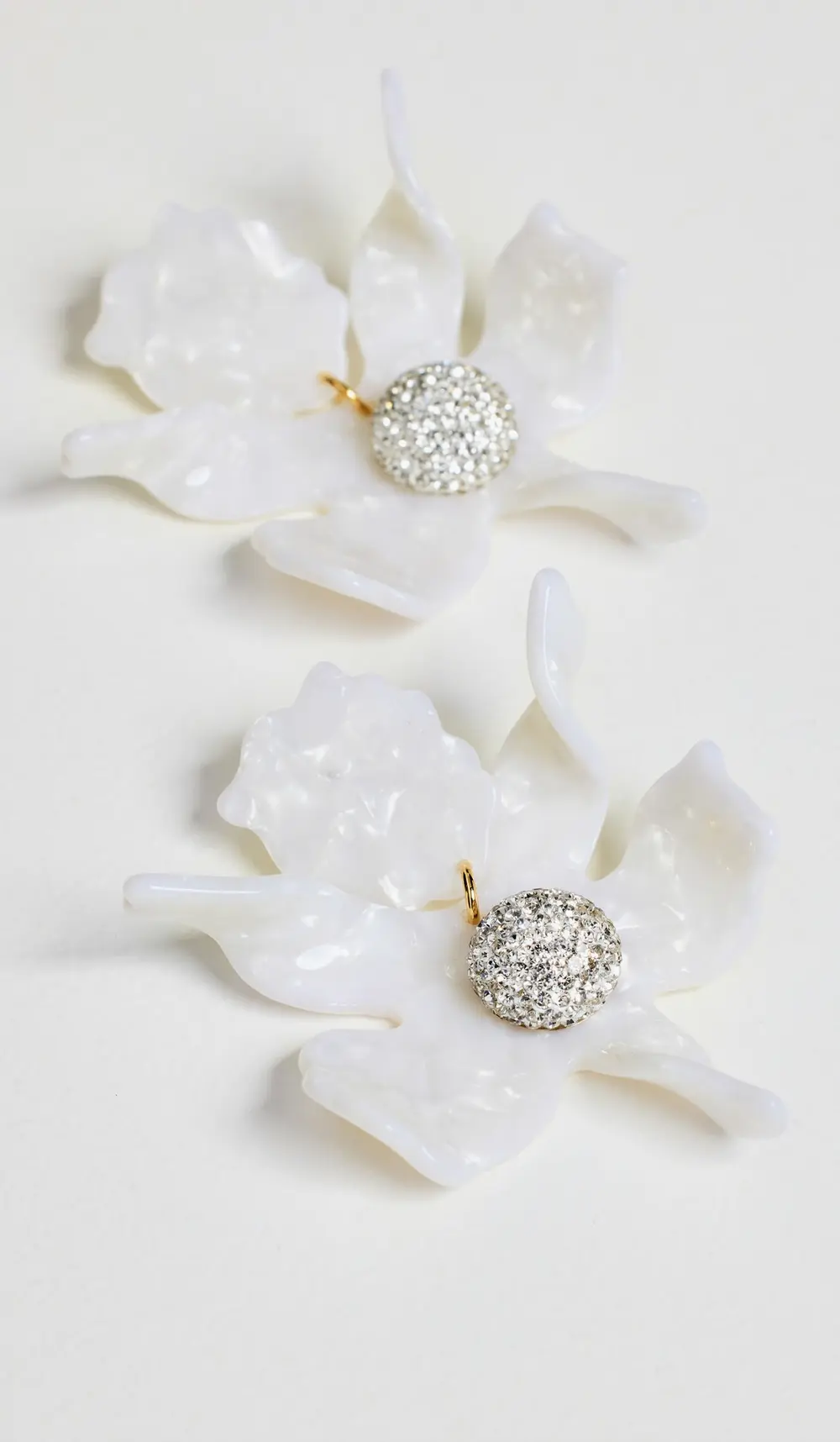 Lele Sadoughi Crystal Lily Earrings