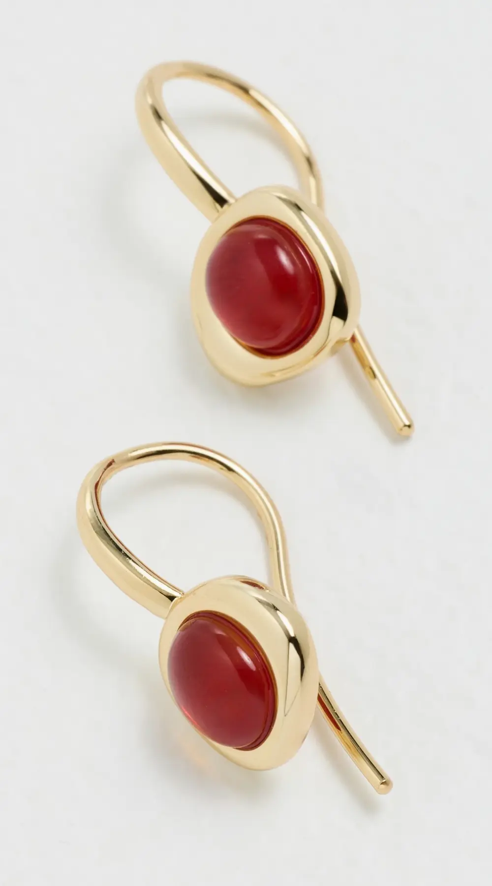 Luv Aj Amber Honey Hook Earrings