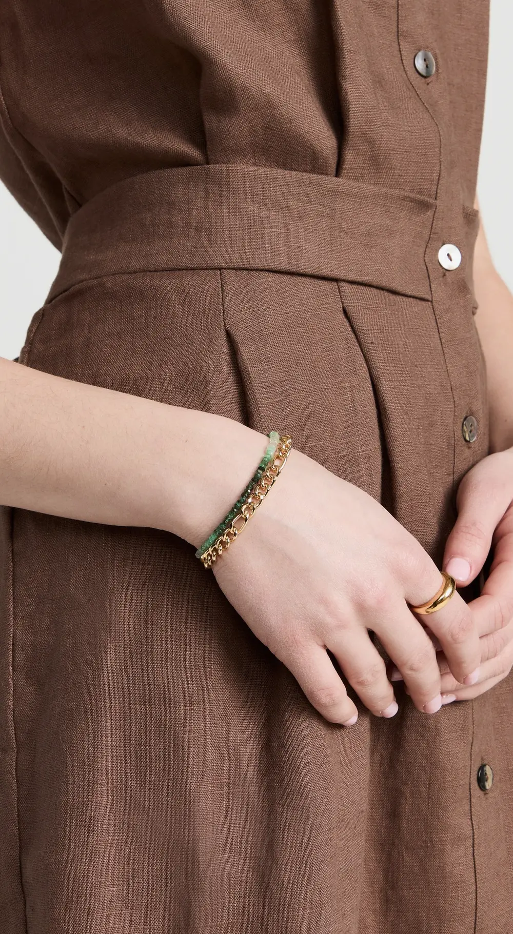 JIA JIA Ombre Emerald Bracelet