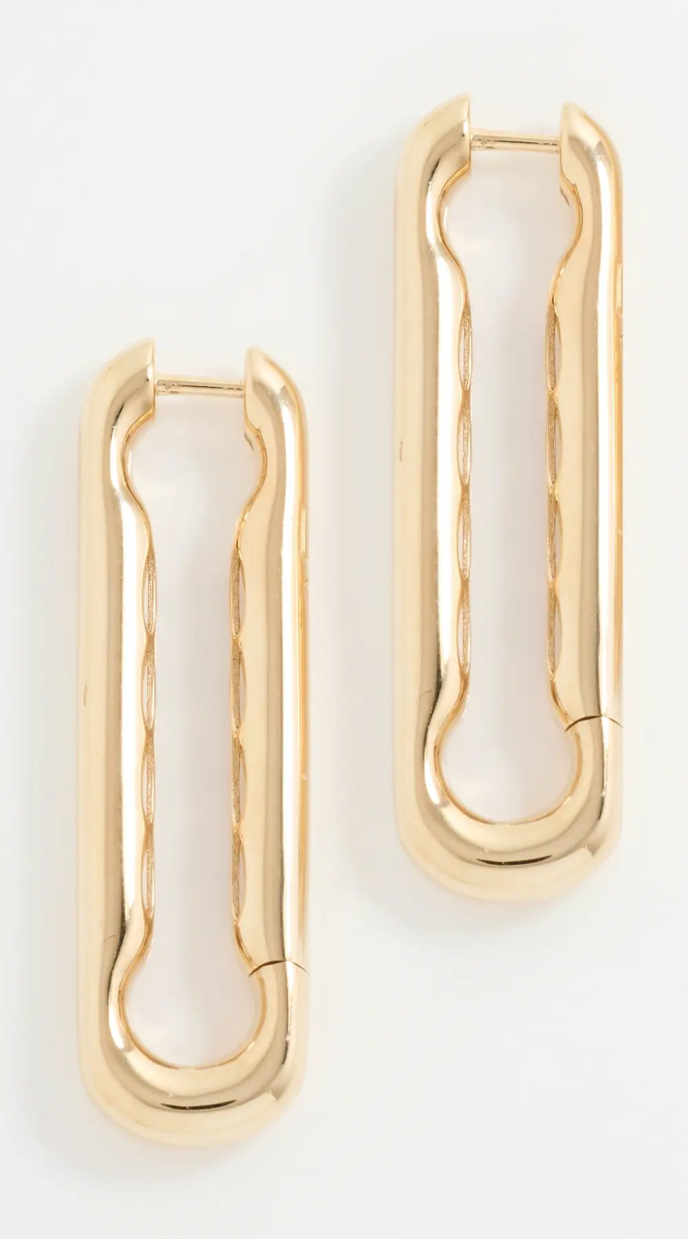 Lauren Rubinski 14k Yellow Gold Extra Large Link Earrings